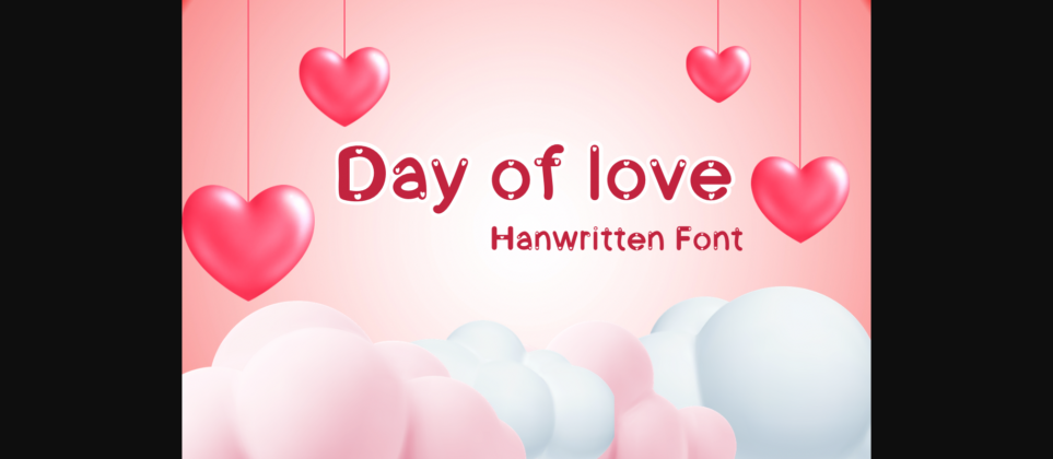 Day of Love Font Poster 3