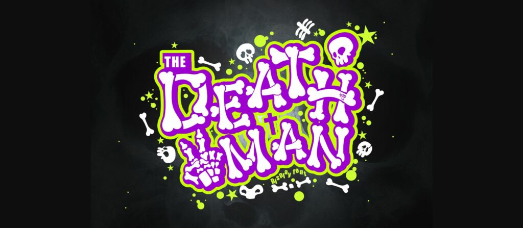 Death Man Font Poster 1