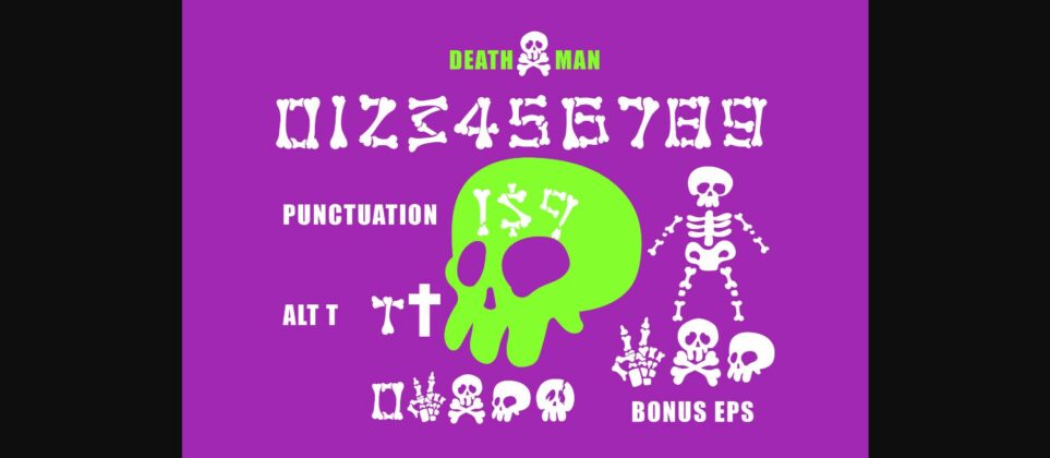 Death Man Font Poster 10