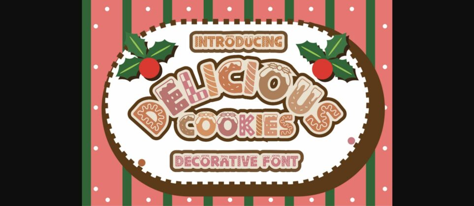 Delicious Cookies Font Poster 3