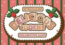 Delicious Cookies Font Poster 1