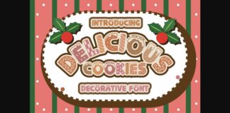 Delicious Cookies Font Poster 1