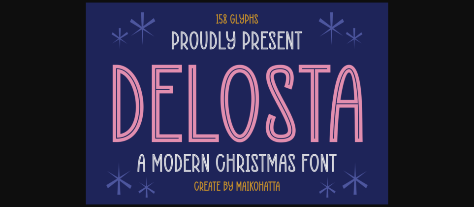 Deslosta Font Poster 3