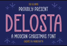 Deslosta Font Poster 1