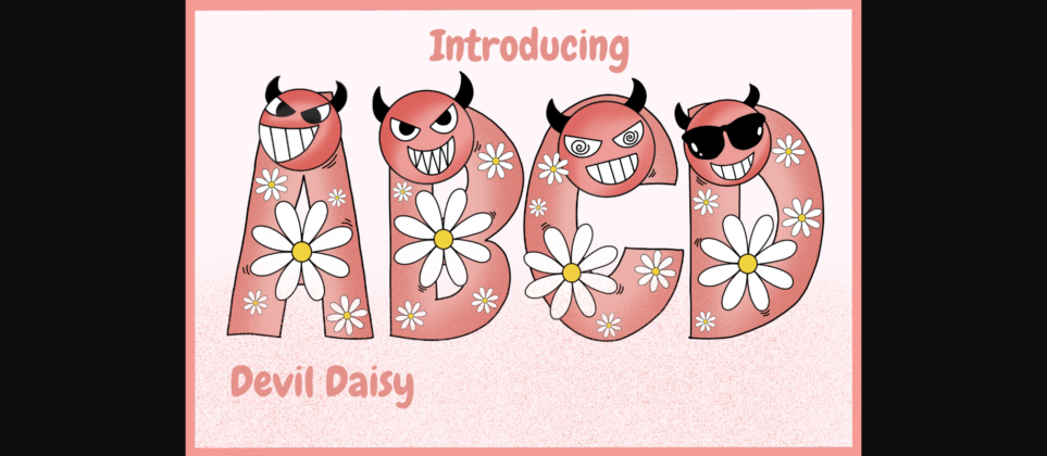 Devil Daisy Font Poster 3