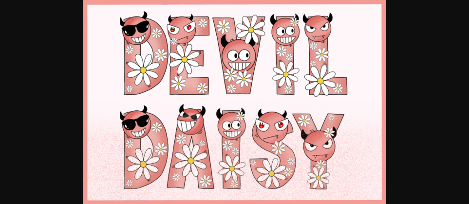 Devil Daisy Font Poster 5