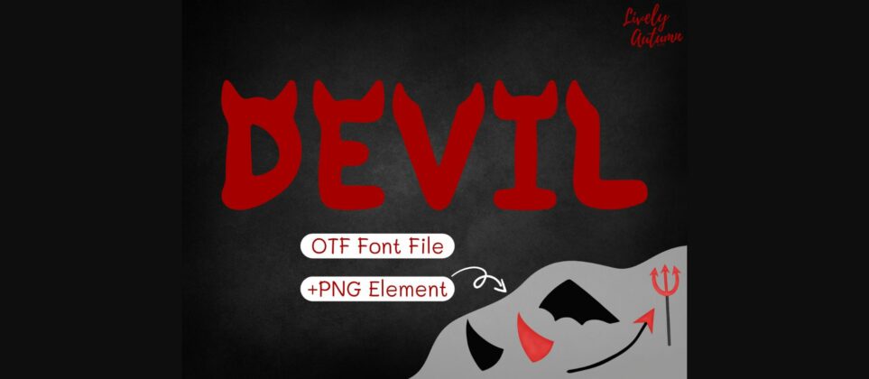 Devil Font Poster 3