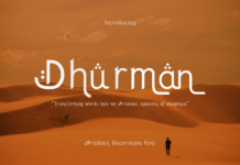 Dhurman Font Poster 1
