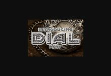Dial Font Poster 1
