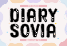 Diary Sovia Font Diary Sovia Font Poster 1