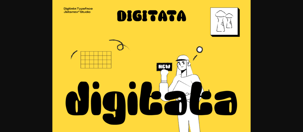 Digitata Font Poster 3