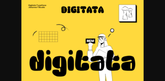 Digitata Font Poster 1