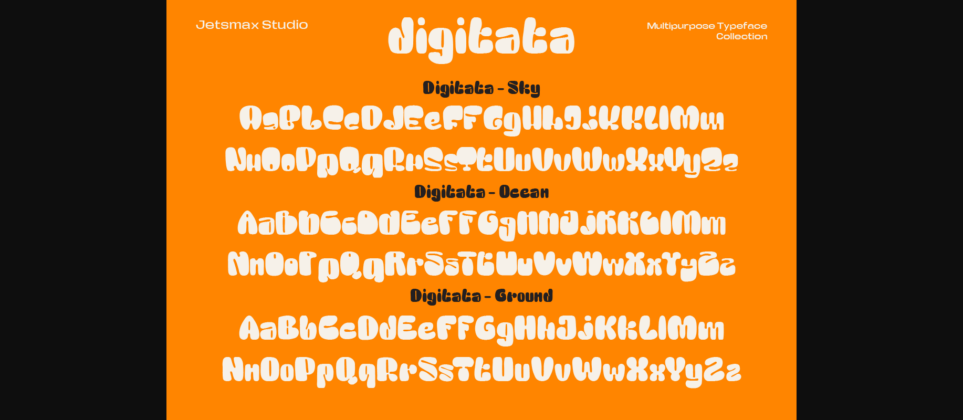 Digitata Font Poster 6