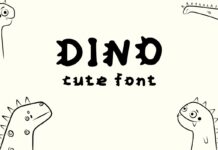 Dino Font Poster 1