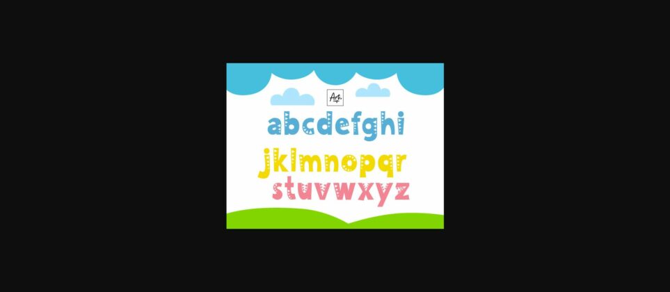 Dinosaur Alphabet Font Poster 5