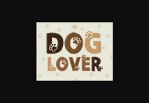 Dog Lover Font Poster 1