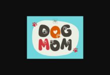 Dog Mom Font Poster 1