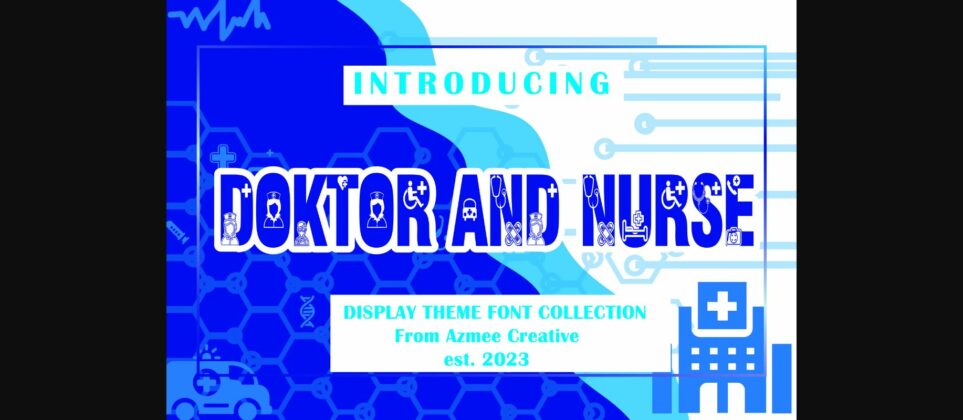 Doktor and Nurse Font Poster 3