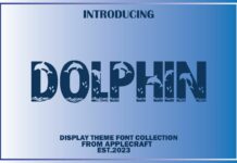 Dolphin Font Poster 1