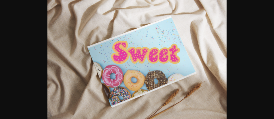 Donut Font Poster 5