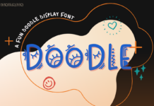 Doodle Font Poster 1