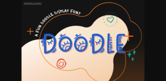 Doodle Font Poster 1