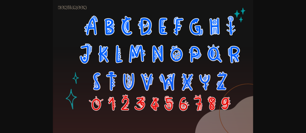 Doodle Font Poster 4