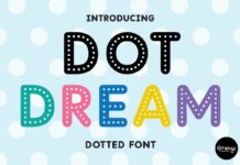Dot Dream Font Poster 1