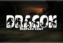 Dragon Font Poster 1