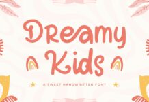 Dreamy Kids Font Poster 1