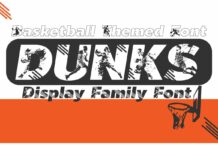 Dunks Font Poster 1