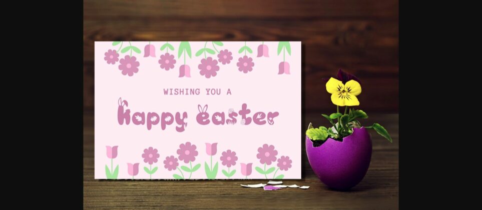 Easter Art Font Poster 9