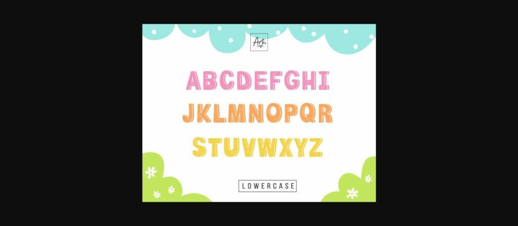 Easter Bunny Font Poster 5