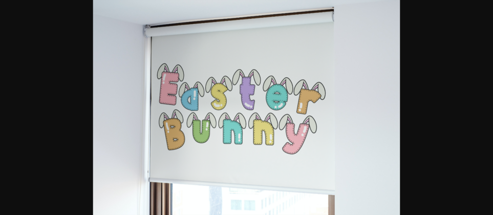 Easter Bunny Font Poster 5