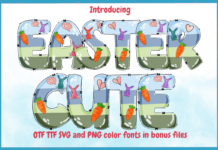 Easter Cute Font Poster 1