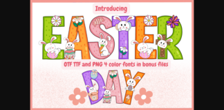 Easter Day Font Poster 1