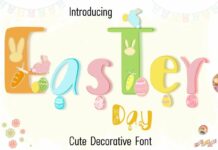 Easter Day Font Poster 1