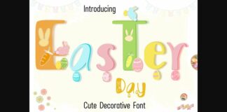 Easter Day Font Poster 1