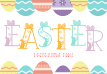 Easter Day Font Poster 1