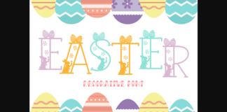 Easter Day Font Poster 1