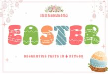 Easter Font Poster 1