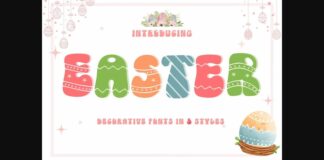 Easter Font Poster 1