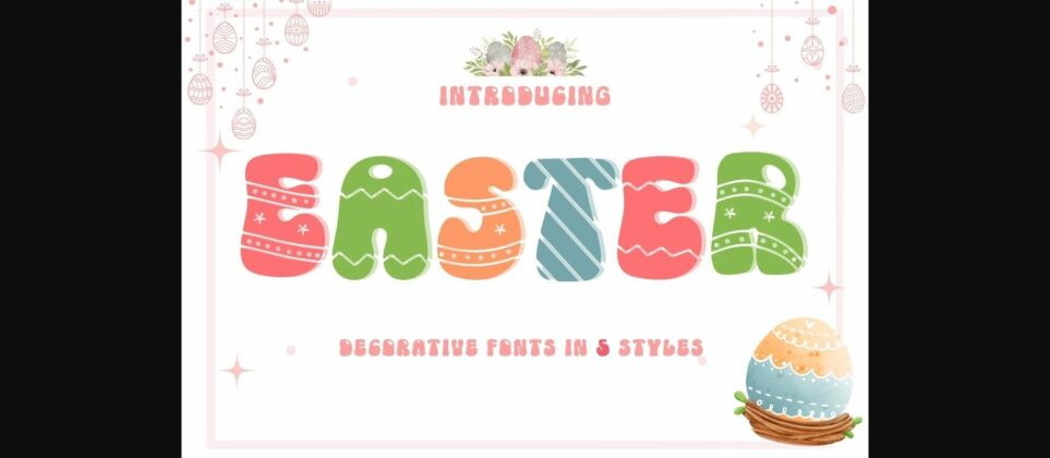 Easter Font Poster 1