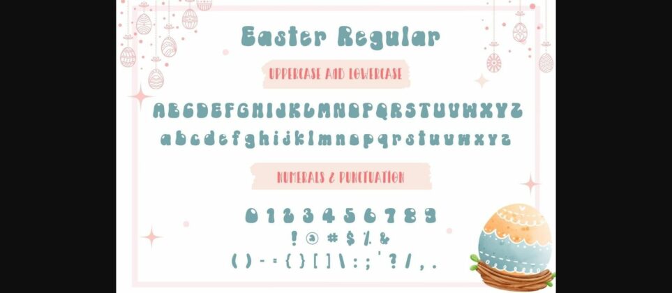 Easter Font Poster 6