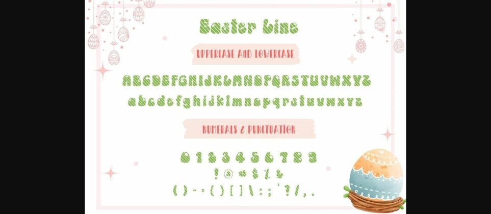 Easter Font Poster 9