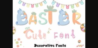 Easter Font Poster 1