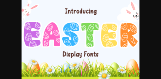 Easter Font Poster 1