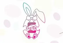 Easter Rabbit Egg Font Easter Rabbit Egg Font Poster 1