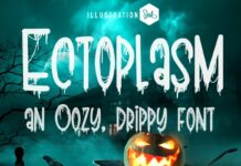 Ectoplasm Font Poster 1