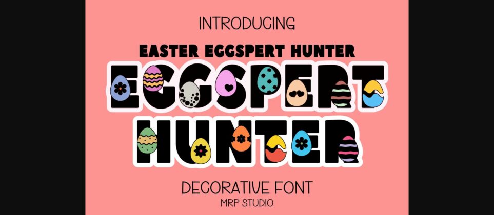 Eggspert Hunter Font Poster 3